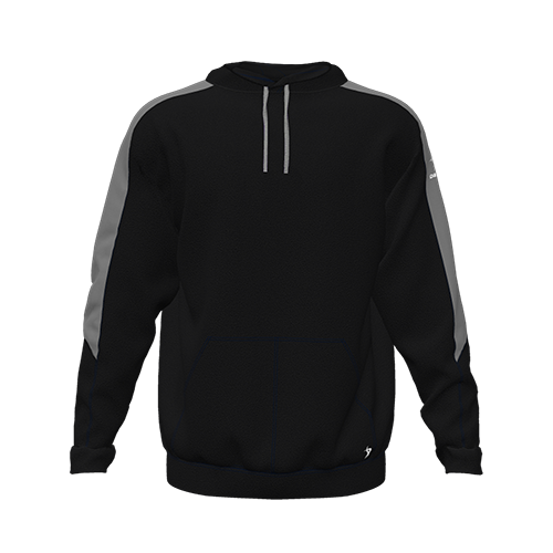 [CUS-DFW-HOOD-FLC-LSL-BLK-YXS-LOGO1] Hoodie (Youth XS, Black, Logo 1)