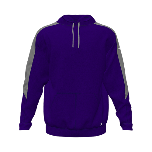 [CUS-DFW-HOOD-FLC-LSL-PUR-YXS-LOGO1] Hoodie (Youth XS, Purple, Logo 1)