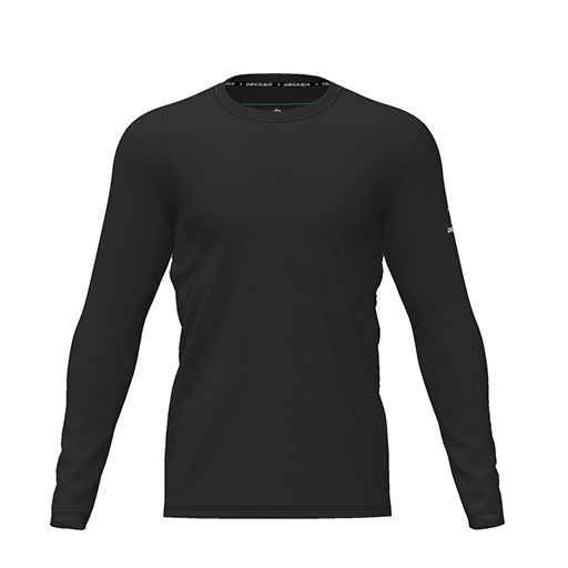 [FTLCDFBK-YXS-LOGO2] Dri Fit Performance T-Shirt (Youth XS, Black, Logo 2, Long Sleeve)