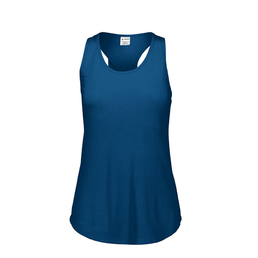 [3078.U22.S-LOGO3] Ladies Tri Blend Tank Top (Female Adult S, Navy, Logo 3)