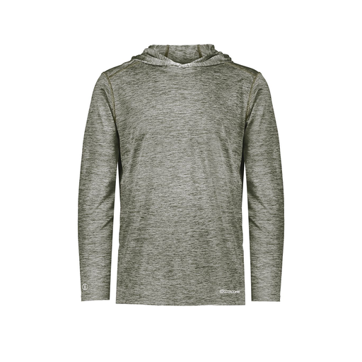 [FOLHCGGY-YS-LOGO1] Youth Charge Hoodie (Youth S, Gray, Logo 1)
