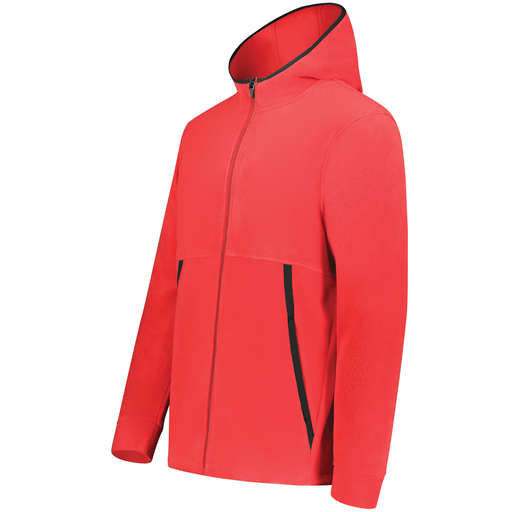 [6859.083.XS-LOGO2] Youth Chill Full Zip Fleece (Youth XS, Red, Logo 2)