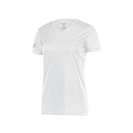 [222820.005.S-LOGO2] Ladies Movement Dri Fit Shirt (Female Adult S, White, Logo 2)